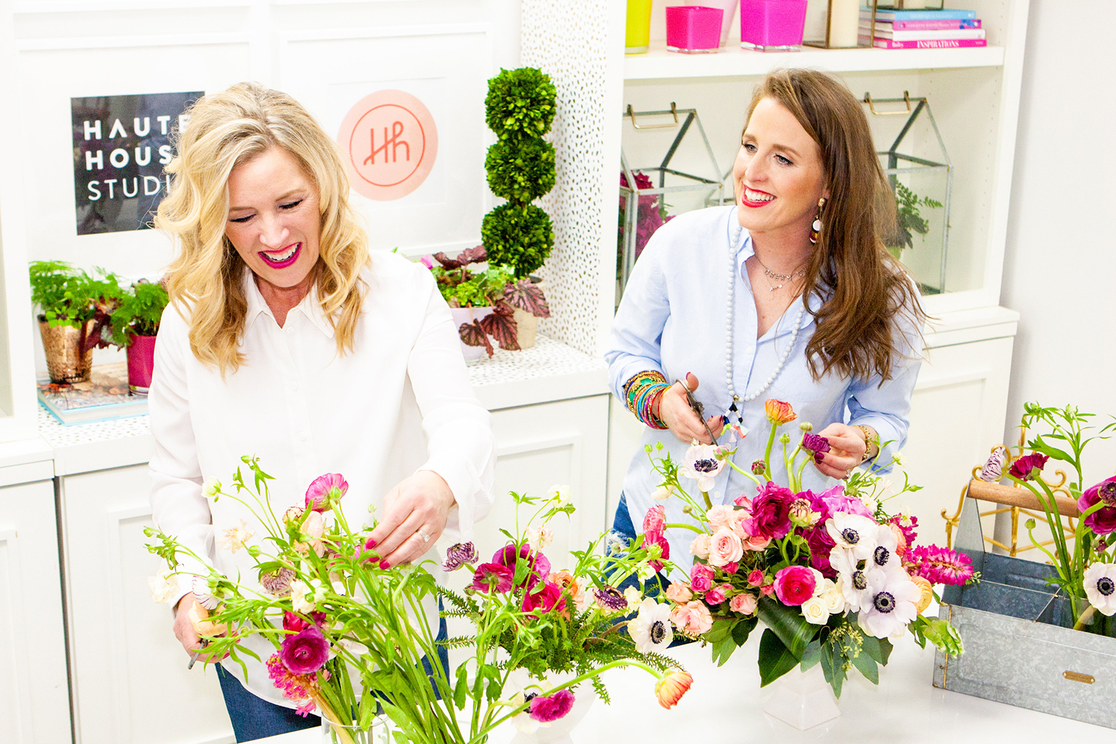 Bridget Connell and Marsha Hunt, owners of Haute House Studio