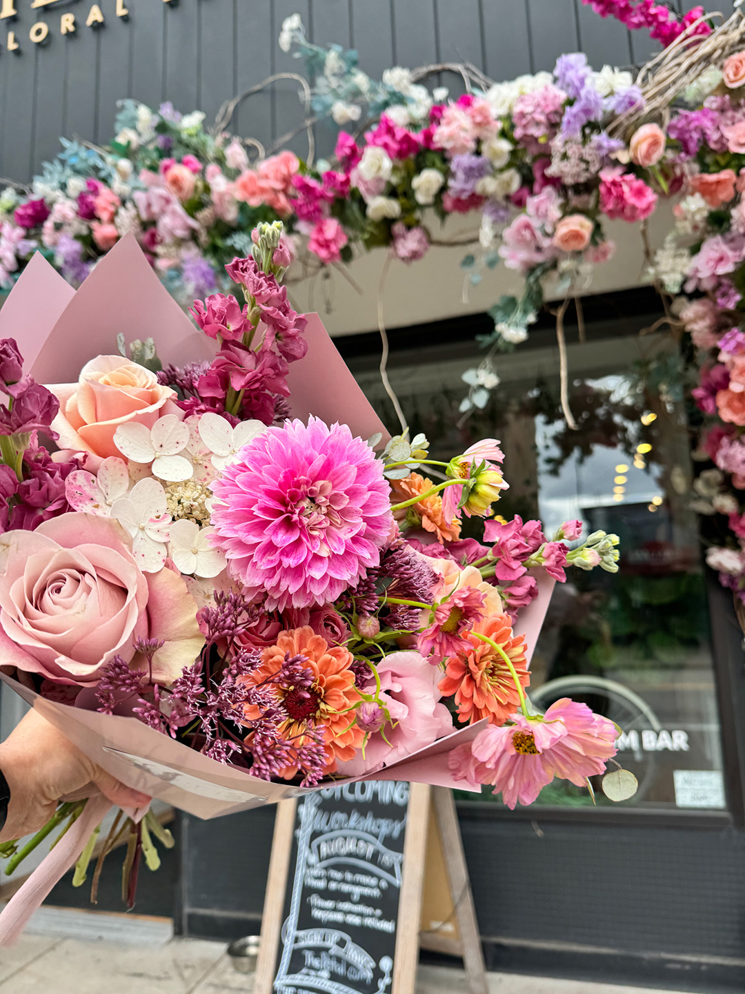 The Petal's storefront at 50th & France. 