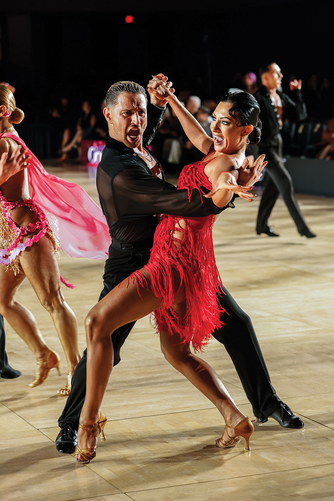 In addition to running Dance With Us America, Gene and Elena Bersten compete around the world.