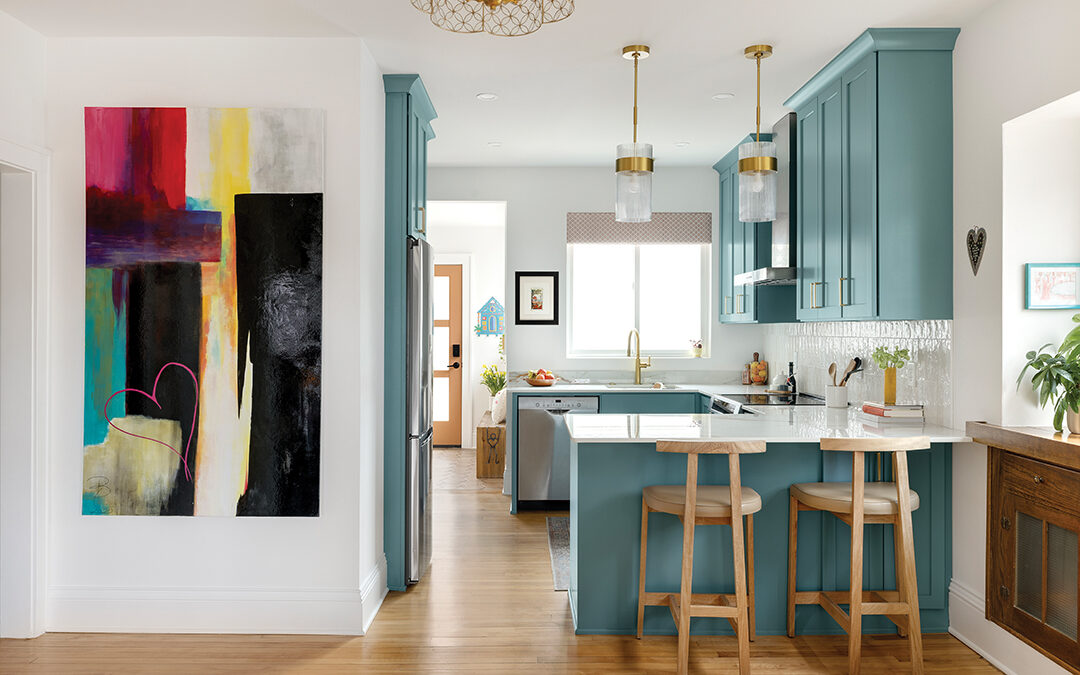 Zimmer Design Reworks Wall Space in a Bungalow Transformation