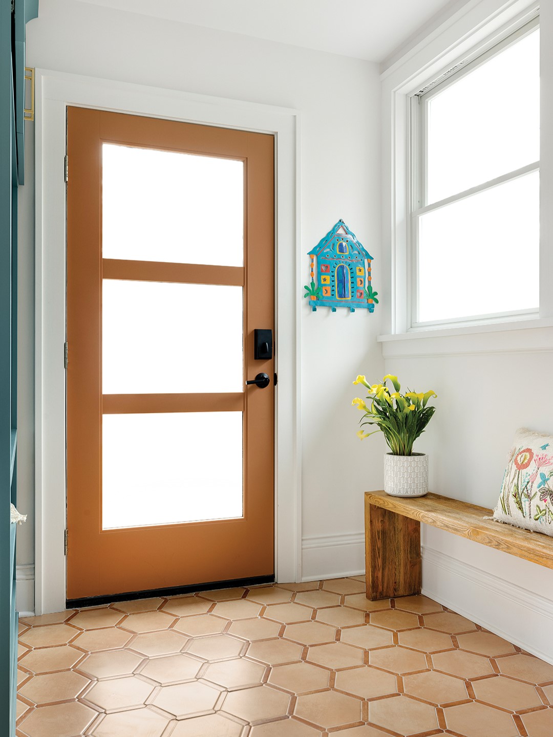 Mudroom entryway by Zimmer Design