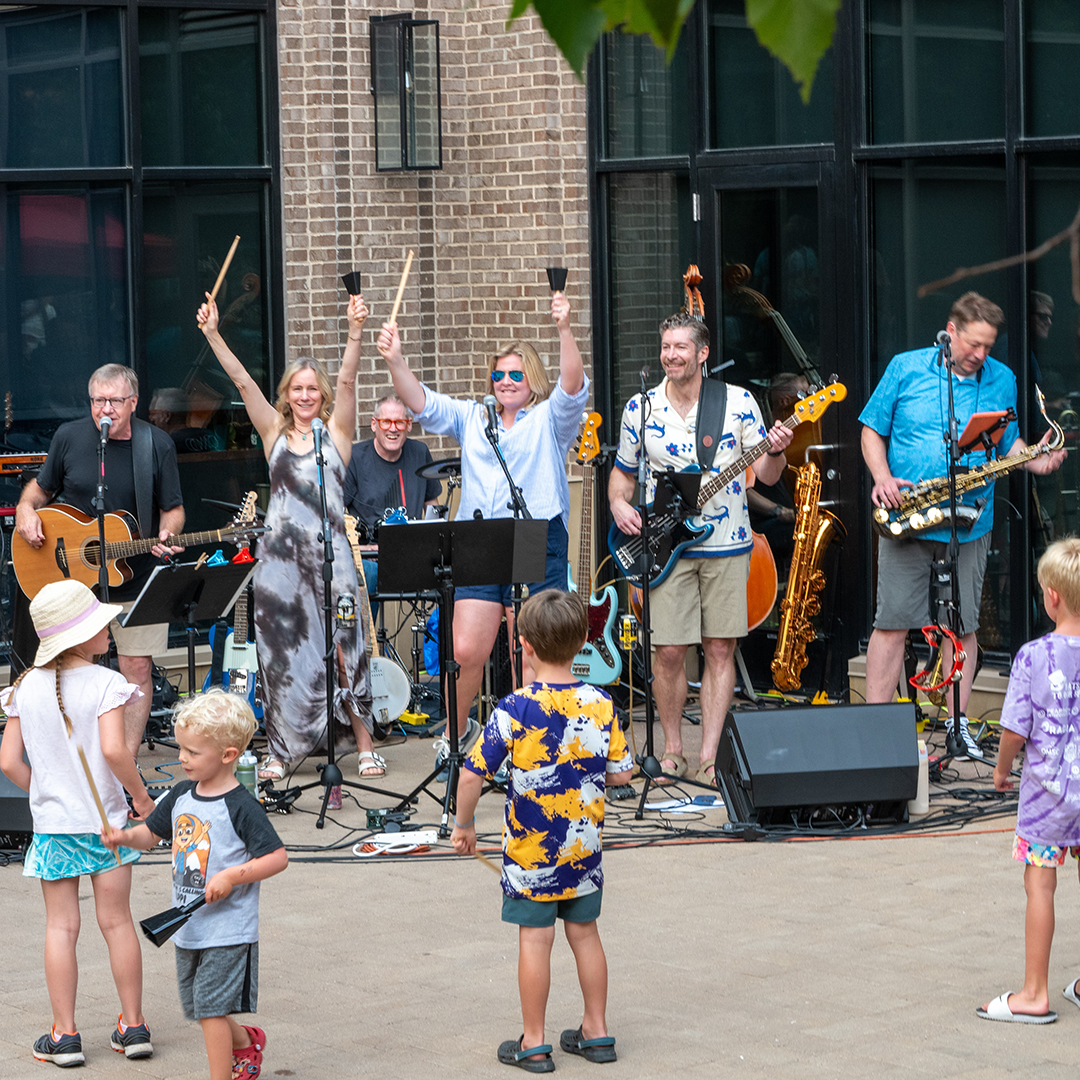The Teardowns playing at the Summer Concert Series