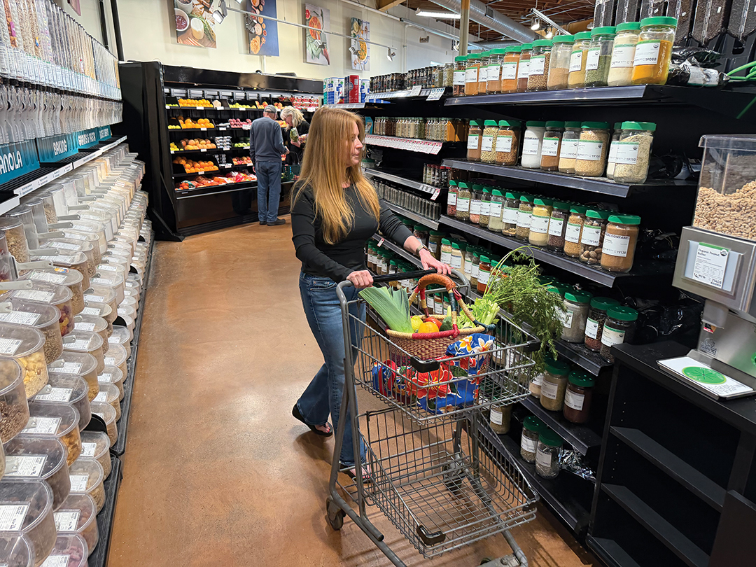 Dedicated customer Kristen Marinovich says she shops at the Wedge for its strong selection of organic and local products.
