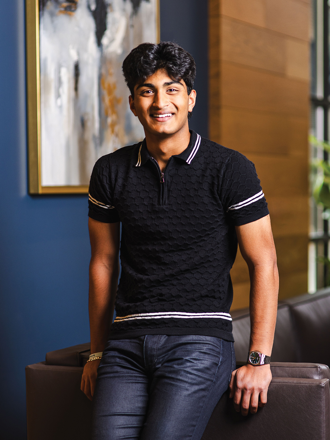 Aayaan Roy’s dream job: “I’m not sure what my dream job is, but I am definitely looking to follow my sister’s [foot]steps with something in the economics/business industry.”