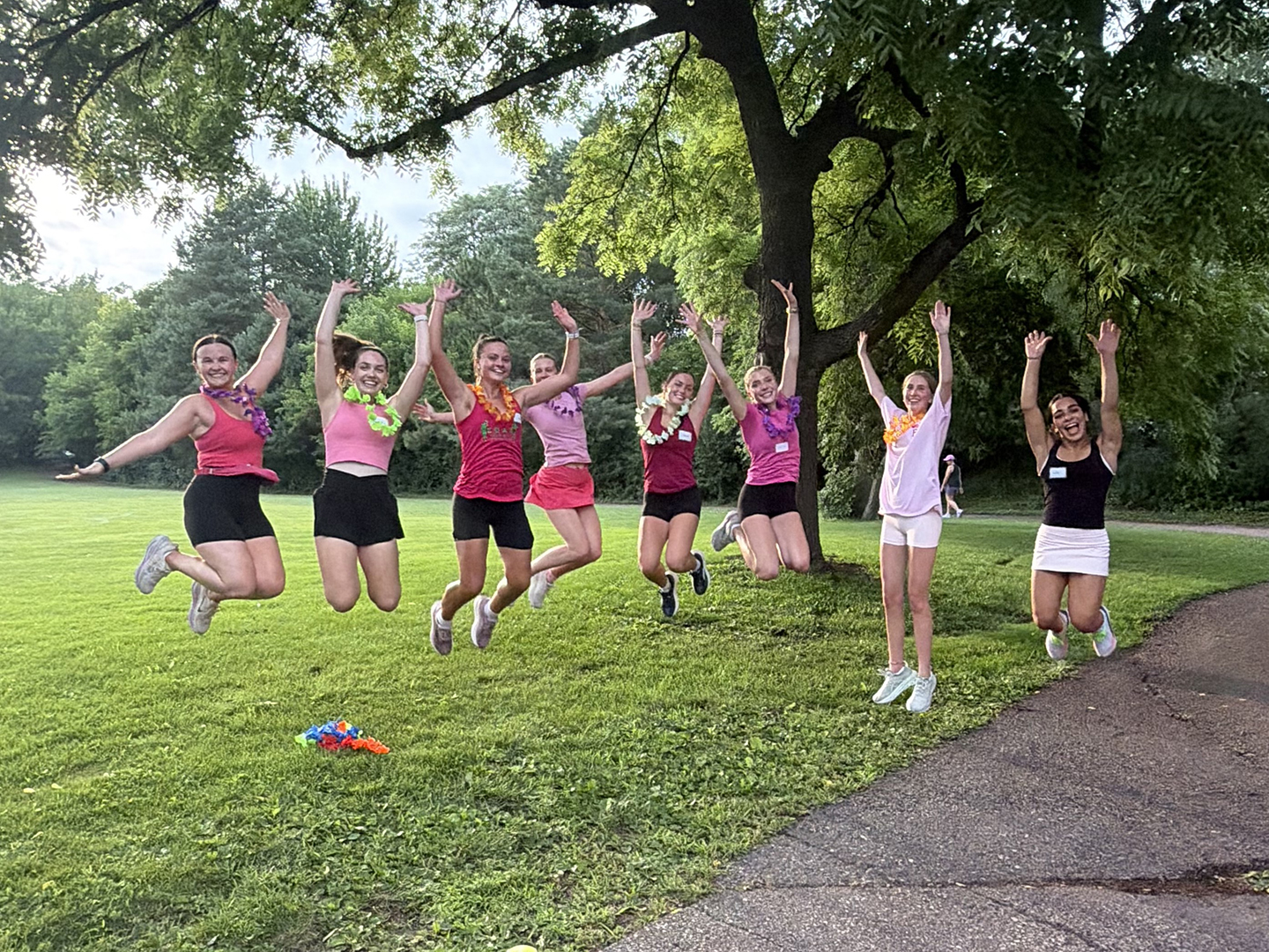 Edina Girls Athletic Association run team members