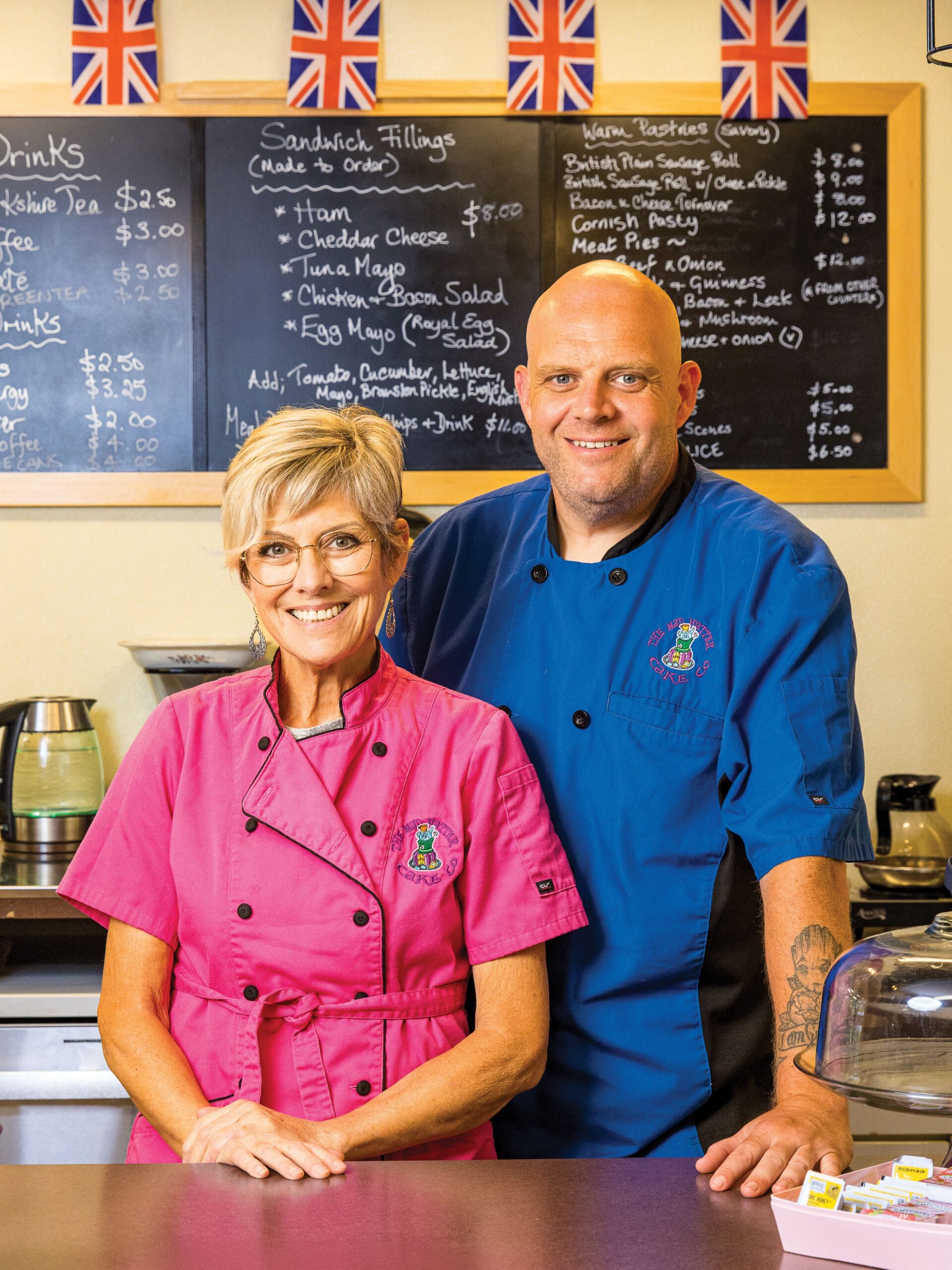 Jules Hill and her son Ben Preston are the culinary geniouses behind Mad Hatter Bakery & Cafe. Hill handles all the baked goods while Preston is the savory savant.