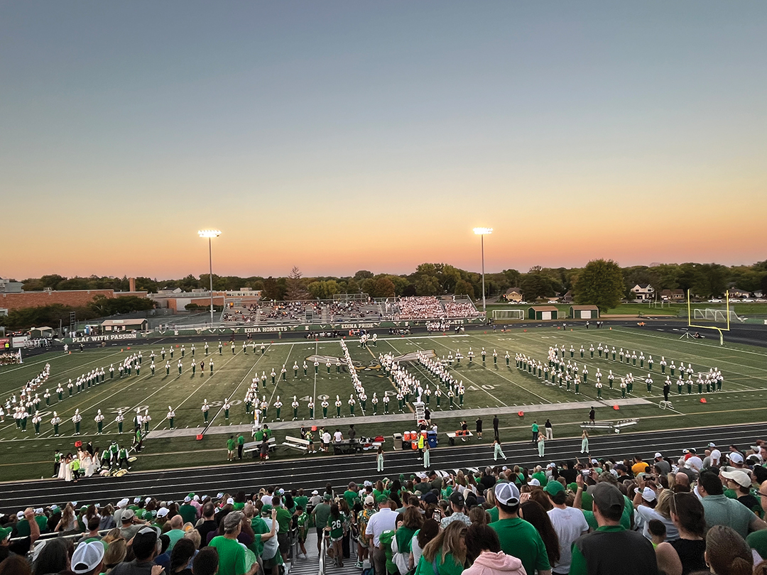 Edina, Marched in Cursive
