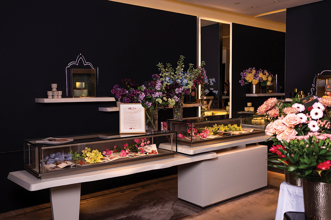 Sip N Bloom’s new Galleria location offers flower arranging classes.