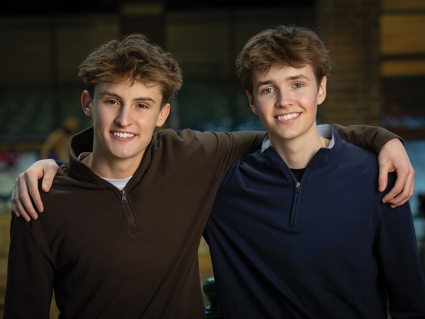 Entrepreneurs and Edina High School graduates Logan Bracken and Luke Wachowiak.