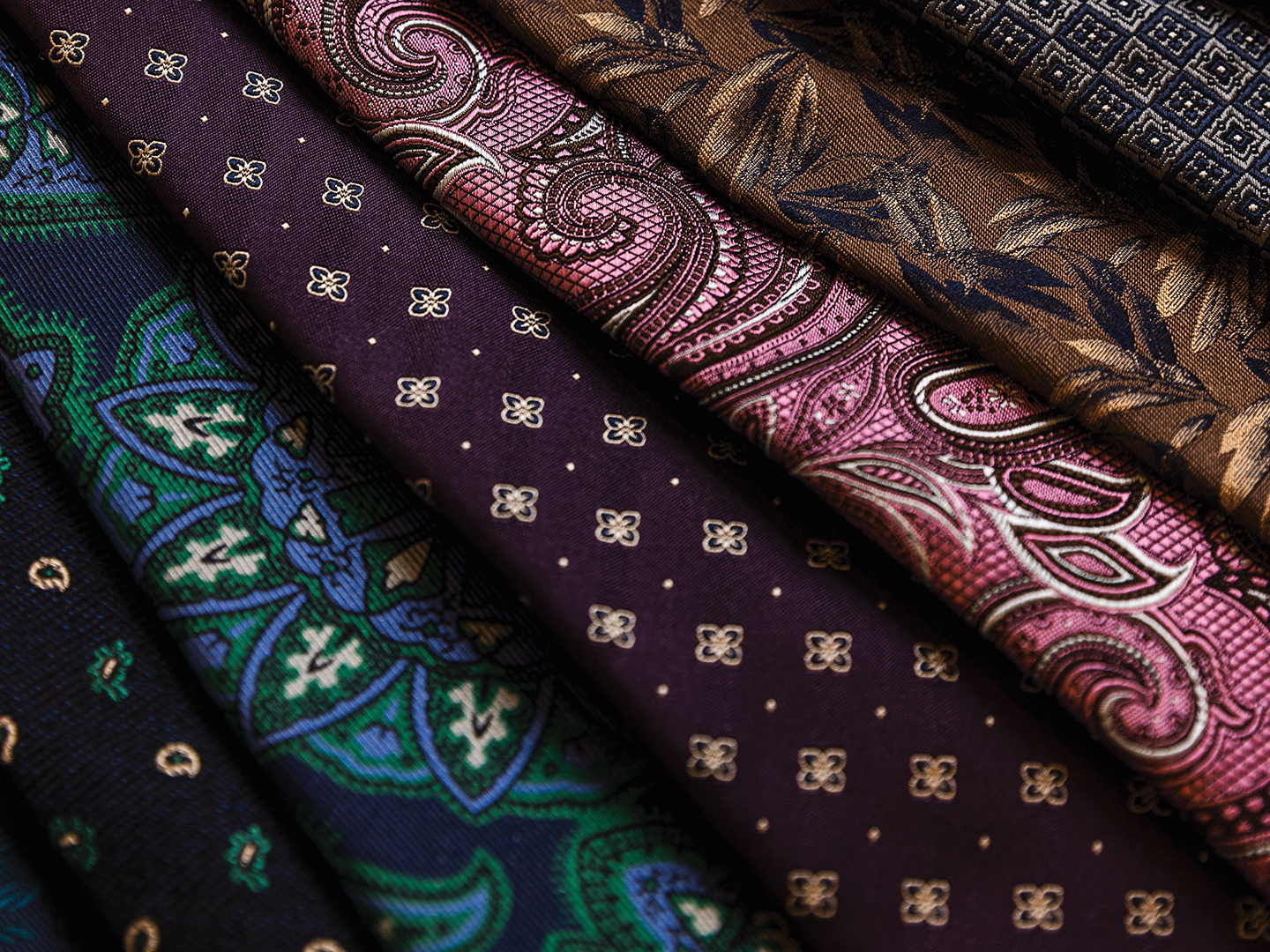 Ties add color, pattern and personality to a wardrobe.