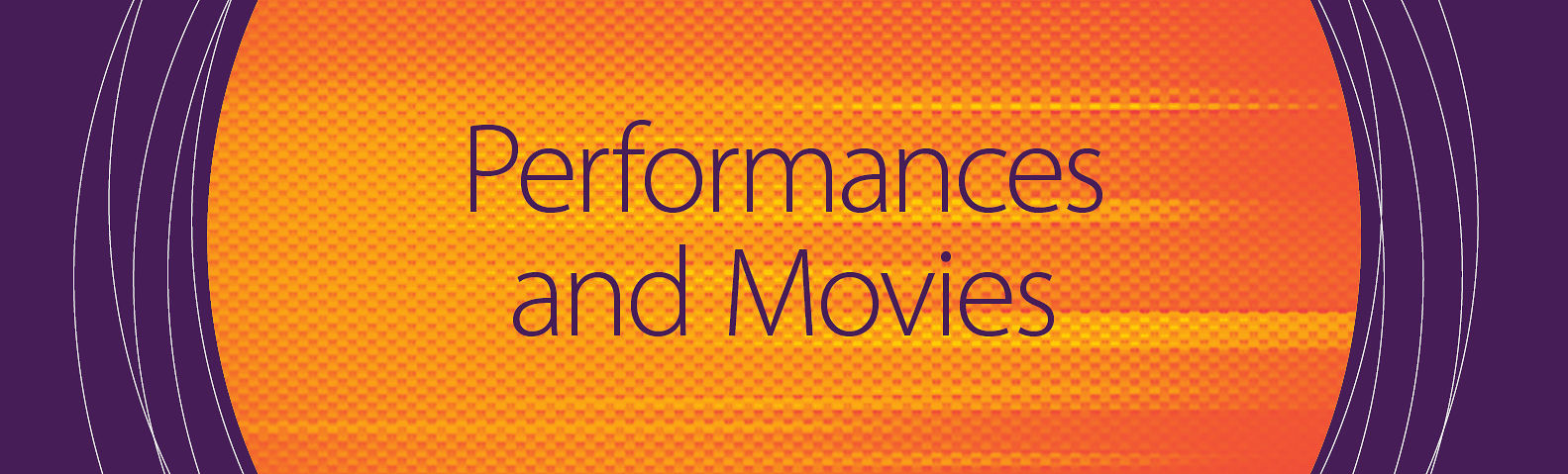 Performances and Movies Edina Library banner