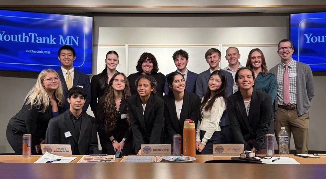 Students at the YouthTankMN competition